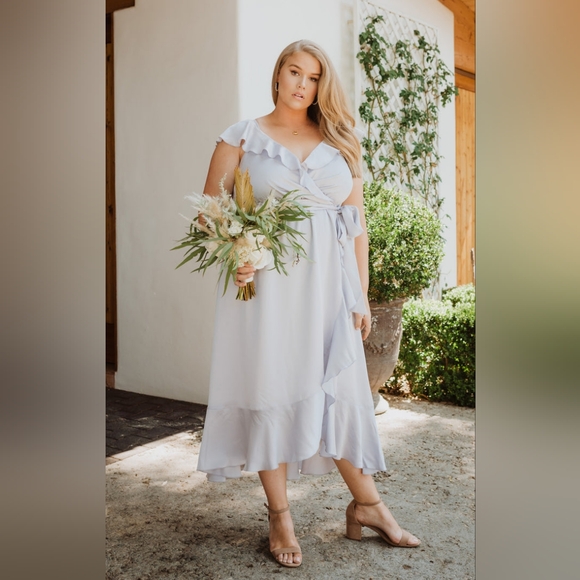 Samantha Ruffle Wrap Dress - Picture 4 of 5